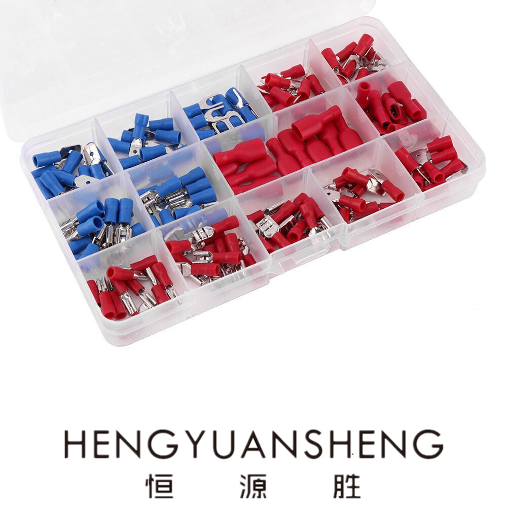 Fully insulated fork U terminal connector suite 140 pressed shovel ring suite with box