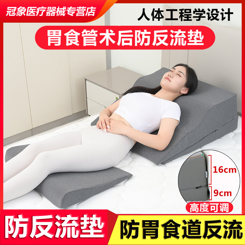 Anti-Acid Reflux Pillow for Patients with Heart Failure, Side-Lying Slope Mattress, Post-Esophageal Cancer Surgery, Supine Position, Reflux Gastroesophageal Disease