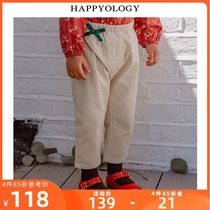Happyology British Childrens clothing pants Childrens cotton British trousers Childrens casual cotton mens childrens spring and autumn clothing