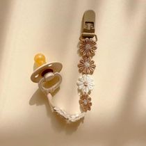 New ins style fabric pacifier anti-lost rope Daisy teether molar stick anti-lost rope pacifier chain anti-lost chain