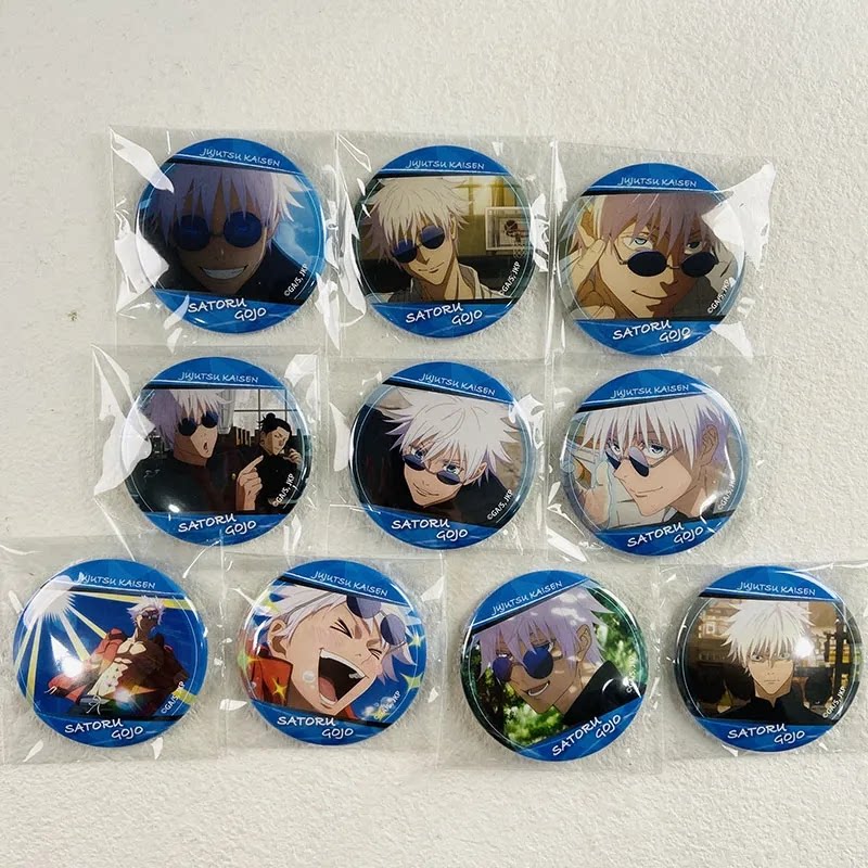 Jujutsu Kaisen Official Merchandise, Gojo Satoru, Scene Writing, Personal Pool Badge, Merchandise