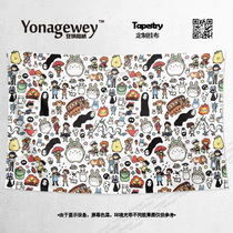 Hayao Miyazaki anime manga chinchillo Chioro creative surrounding bedroom dormitory decoration painting background poster hanging cloth