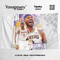 Anthony Cameron Anthony basketball fans with surrounding wall cloth decoration background poster hanging cloth blanket