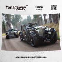 Bentley Tian Yue luxury off-road SUV car Photo surrounding garage decoration painting background cloth poster hanging cloth door curtain