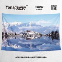 Tibet Sunlight City Lhasa Potala Palace Plateau City Travel Memorial Surrounding Decoration Background Poster