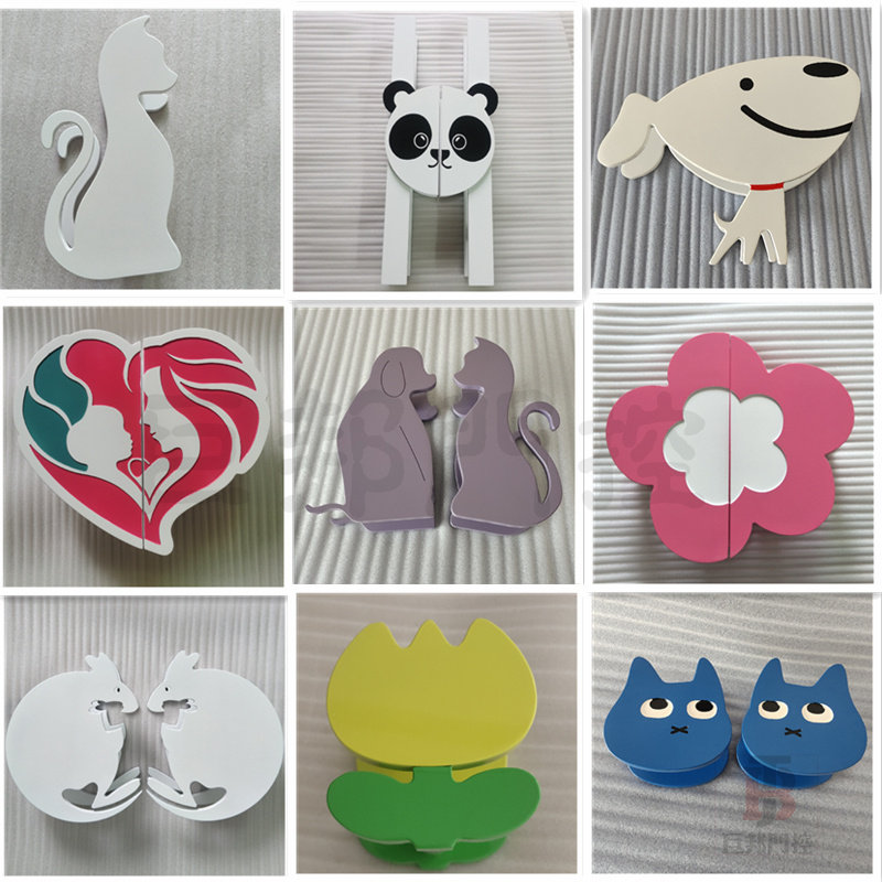 New simple and clear glass door handle custom LOGO digital solid wood door handle shop door handle customization