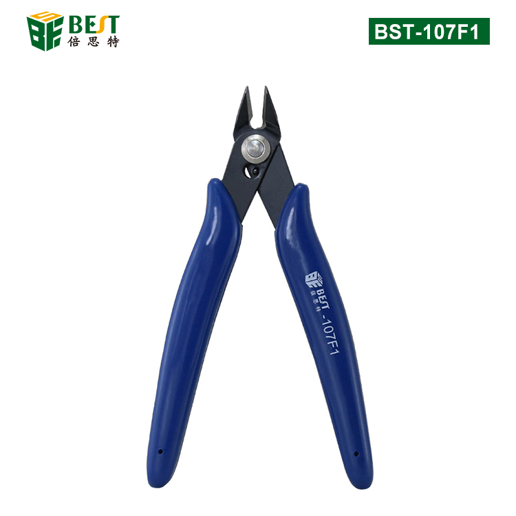 BST new cut steel reinforcement Vigorously Pliers Head Wire Mesh -107F1 Pincers Electronic Components Pliers 