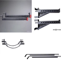 Full frame squat rack accessories long protective rod open squat rack protective rod bench press protective rod quick release storage rod