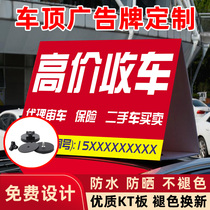 Second-hand Car Sale Billboard High Price Collection Car Custom Wedding Car Rental This Car Sale Roof Triangle Design