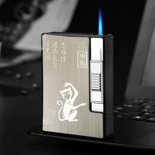 君瑞 Ультратонкий креативный портсигар, портативная трендовая высококлассная зажигалка, делается под заказ