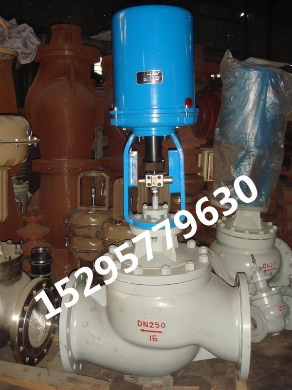 ZDLP cast steel electronic electric single seat regulating valve 4-20Ma steam flow temperature-controlled regulating valve DN80 125