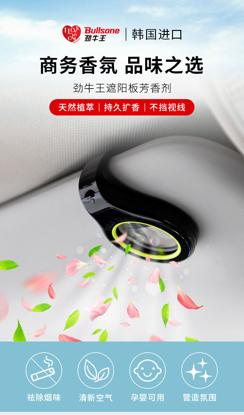 韩国进口 Bullsone劲牛王 车载香水 图1