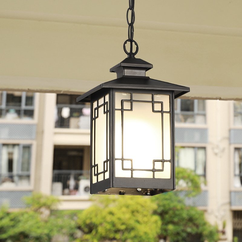 Solar Pendant Light Outdoor Waterproof Courtyard Lamp New Chinese Style Balcony Lamp Super Bright Outdoor Grape Shelf Aisle Cool Kiosk Light