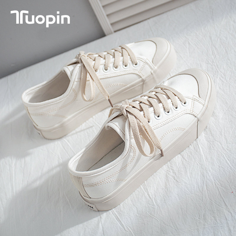 Pint Summer Canvas Shoes Shoes Women Shoes 2022 Spring New Exploits Little White Shoes Ins Tide 100 hitch students Tide Shoes