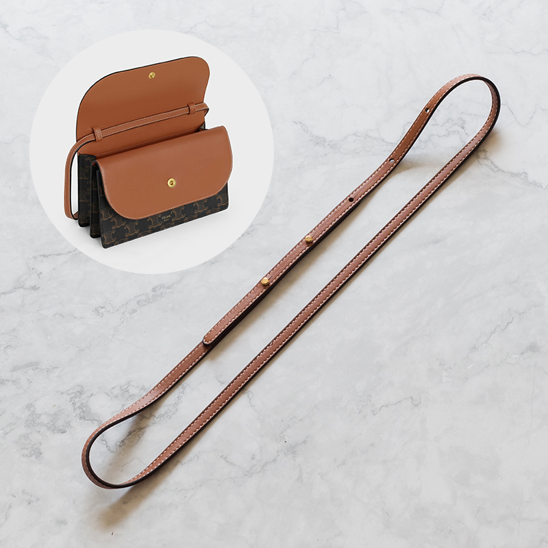 Suitable for Celine Monogram Woc Envelope Bag Transformation into Underarm Bag Shoulder Strap Accessories Small Wallet Single Shoulder Strap