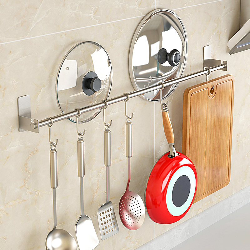 Kitchen Hook Theyware Stainless Steel Free to contain hanging wall wall-mounted powerful adhesive hook Multi-functional shelf