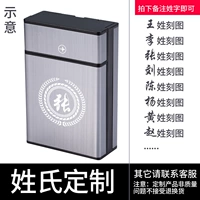 【Фамилия индивидуальная】 темно -серая коробка сигарет