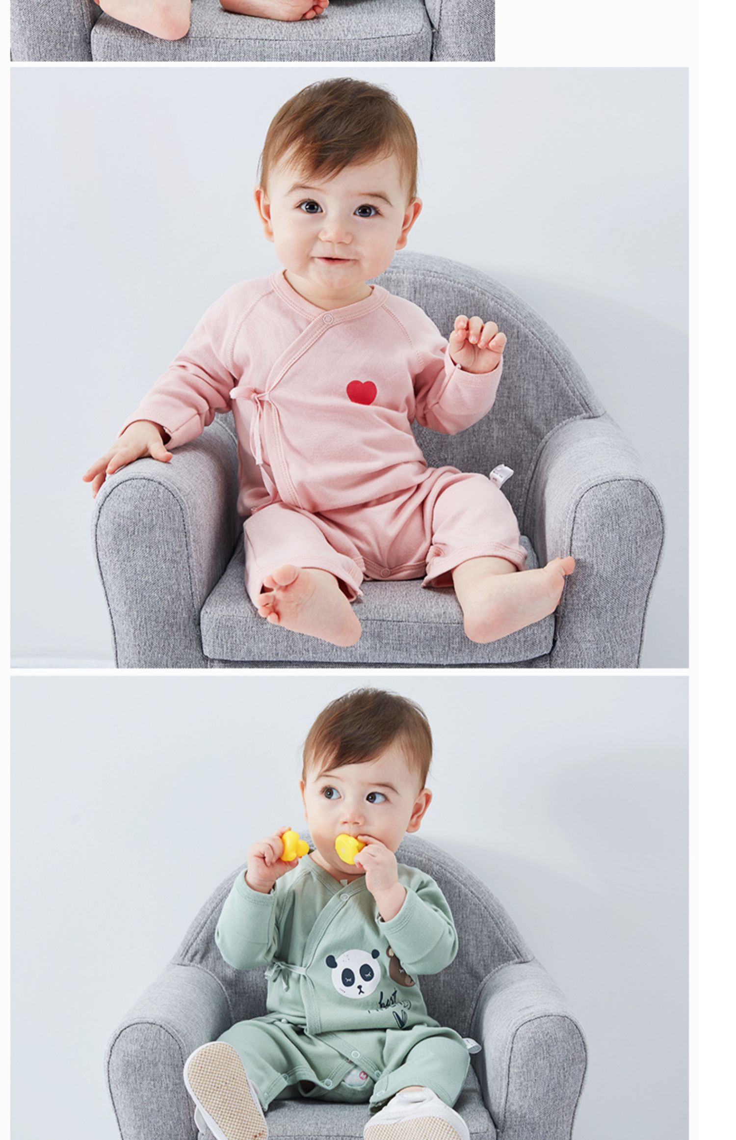 Onesies bé xuân và mùa thu bé romper sơ sinh rắm quần áo bé quần áo trẻ em quần áo tam giác nam và nữ - Áo liền quần bodysuit cho bé sơ sinh