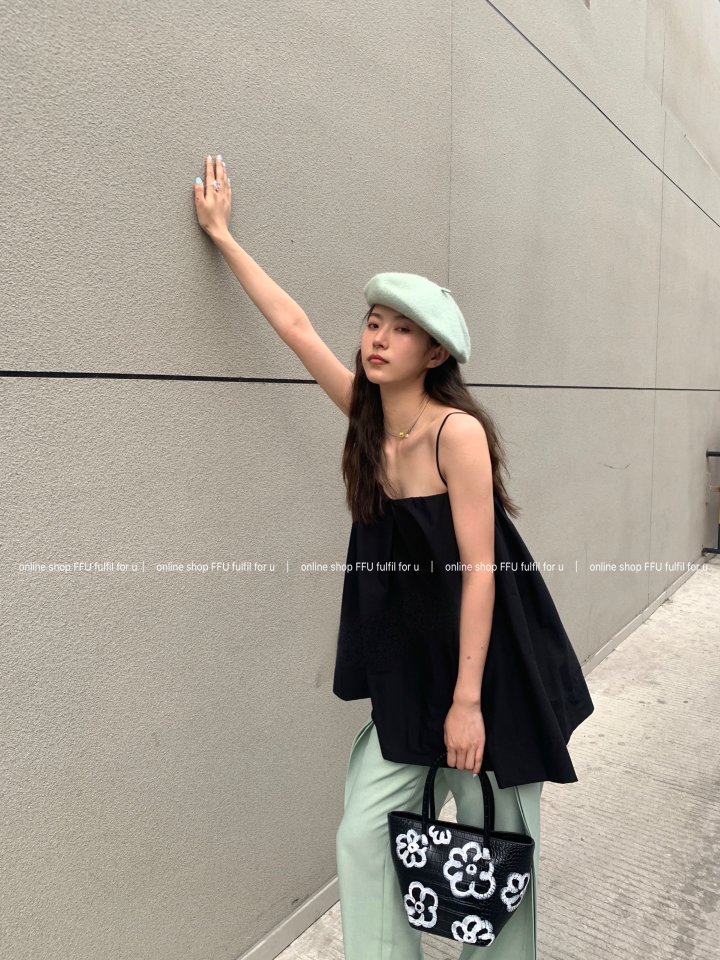 FFU suit 2021 Women's summer port Wind comeback ancient slim harness blouse jacket dress Two sets of foreign Pie QZ