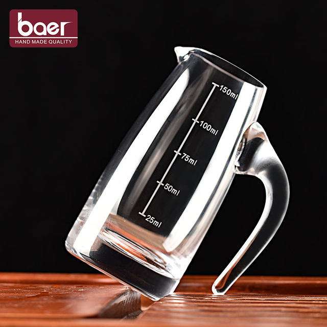Baer Crystal wine dispenser ເຫຼົ້າໃນຄົວເຮືອນທຸລະກິດສ້າງສັນແກ້ວ jug ໂຮງແຮມຂະຫນາດພິເສດ pourer ເຫລົ້າທີ່ເຮັດຈາກໂຮງແຮມ