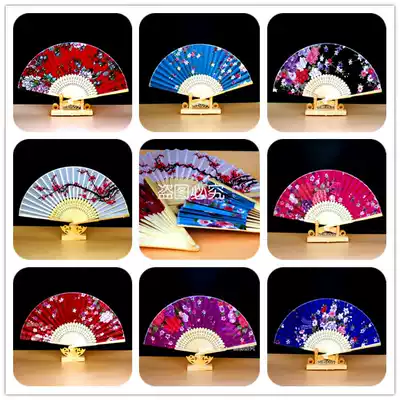 Hotel cooking plate decoration shape fan plate decoration fan salmon sashimi flower bamboo bone fan seafood sushi