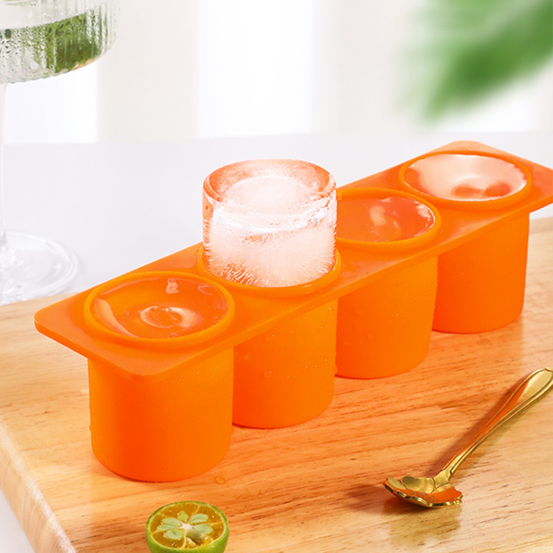 Waterfall Ice American Ice Cup Mold Ice Cubes to make Soft Silicone Food Grade Mesh Red Ice Cup Ice-making Box Theorizer