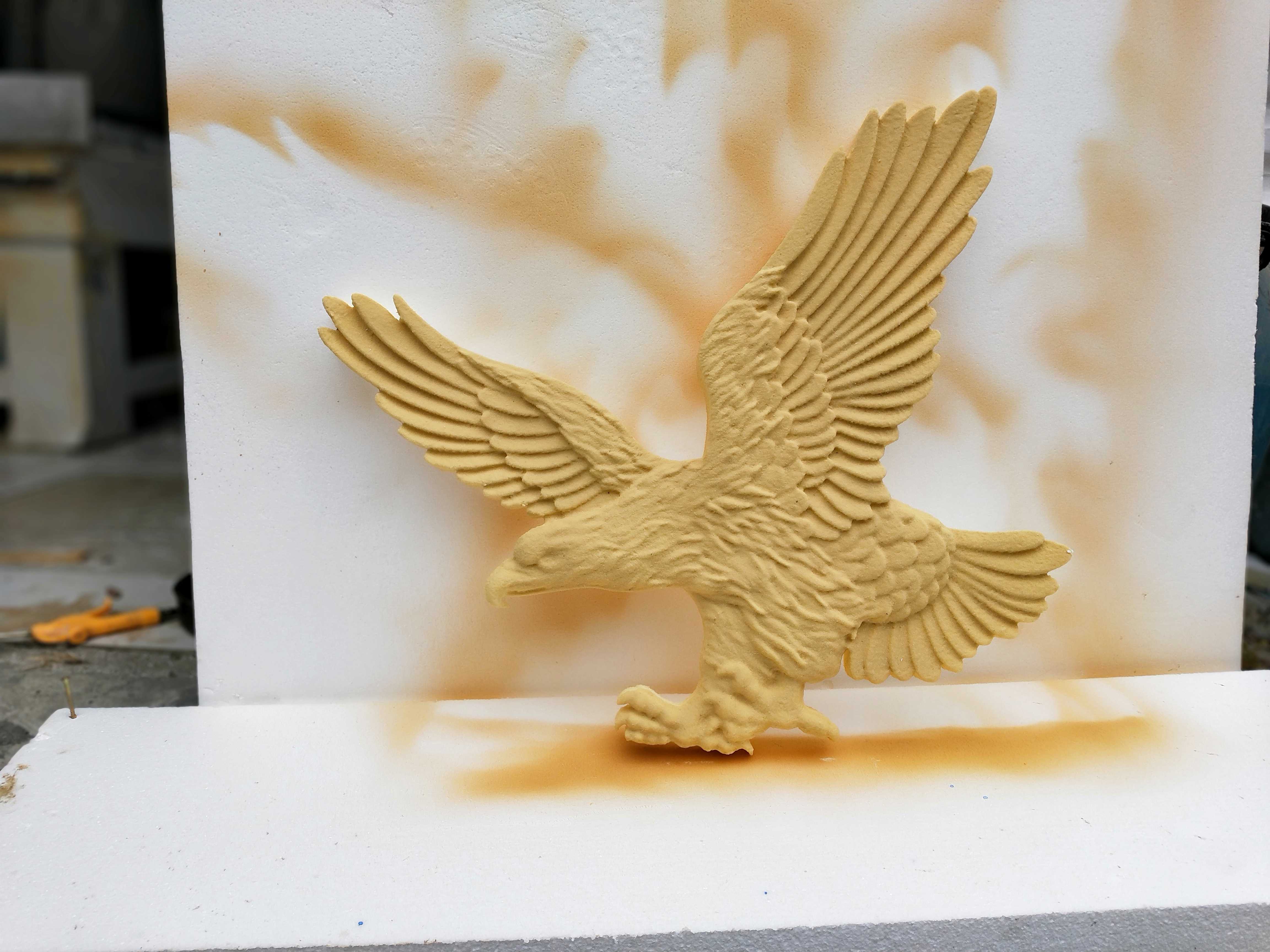 EPS Relief Exterior Wall Decoration Villa Mountain Flower Imitation Sandstone Rectangular Foam Flower Plate Finished Custom