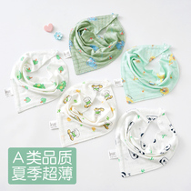 Pure cotton era baby saliva towel pure cotton triangle towel baby bib newborn anti-vomiting milk bib bib for men and women summer