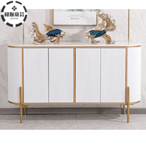 Light extravaganza Entrance Living Room Decoration Hyun Guan Cabinet New Chinese Marble Dining Side Cabinet Minimalist painted Multi-Kinetic Energy Locker
