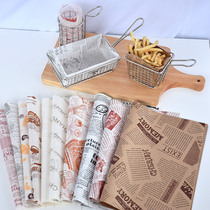 Oil absorption paper Food special baking newspaper pad brown small high temperature package sandwich pallet paper pizza