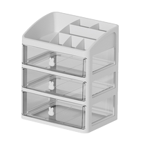 Drawer Desktop containing box transparent a4 paper file shelve large capacity office desk above finishing box