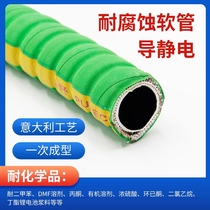 Explosion-proof conductive static electricity corrosion-resistant organic solvent chemical pipeline composite hose PTFE pipe Teflon hose imported