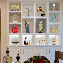 Creative light luxury ornaments set combination simple modern wine cabinet TV cabinet home decoration living room sprinkler decoration