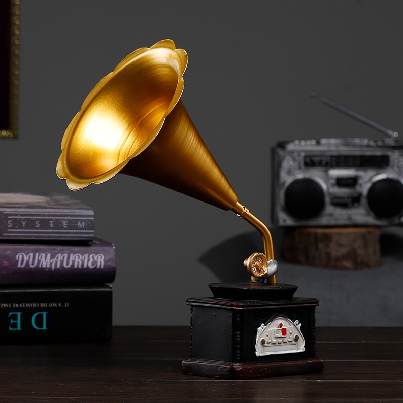 Left Sound Machine Old Fashioned Vintage Swing Piece Creative Home Living Room Clothing Shop Dining Room Ostyle Bookcase Wine Cabinet Decorations