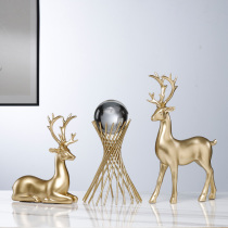 Crystal ball creative ornaments home decorations living room wine cabinet fortune porch deer crafts opening desktop soft clothes