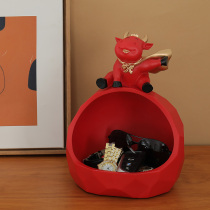 Adornments trinket sideboard cow door door entrance entrance porch cabinet key storage tray door