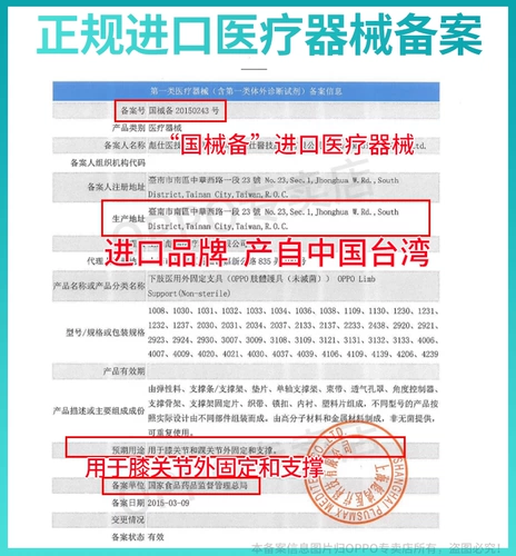 Oppo European Living Medical Moding Mapice Balf Board Коленное колено Cymblycats Bone Callery Проводят повреждение Реабилитация Фиксированная 2030 г.