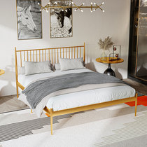 Eurostyle modern minimalist environmental princess iron art bed iron frame double single adult children 1 2 1 5 1 1 8 m
