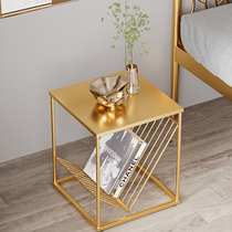 Light Lavish Rear Modern Side Several Minimalist Metal Side Cabinets Nordic Wind Ins Nets Red Iron Art Small Economical Bed Head Cabinet