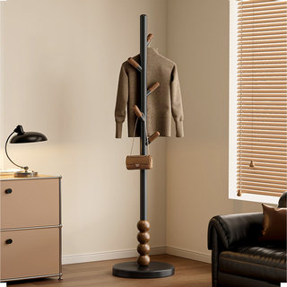 Clothes Rack Bedroom Floor-Standing Clothes Drying Rack Home New Model Clothes Hanging Rack Indoor Balcony Simple Clothes Rod Rack Hanging Rod