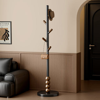 Clothes Rack, Bedroom Floor-Standing Clothes Rack, Household Small Vertical Coat Rack, Entryway Space-Saving Simple Clothes Rod Rack