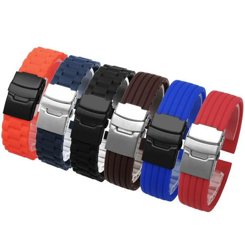 Casio, omega, tissot, водонепроницаемый силиконовый ремешок для часов