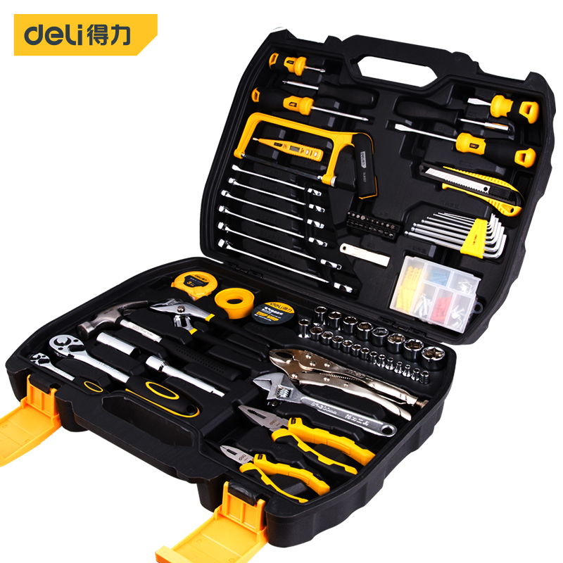 Powerful tools 155 pieces of electrician telecommunication household portable comprehensive maintenance multi-function set box DL5967