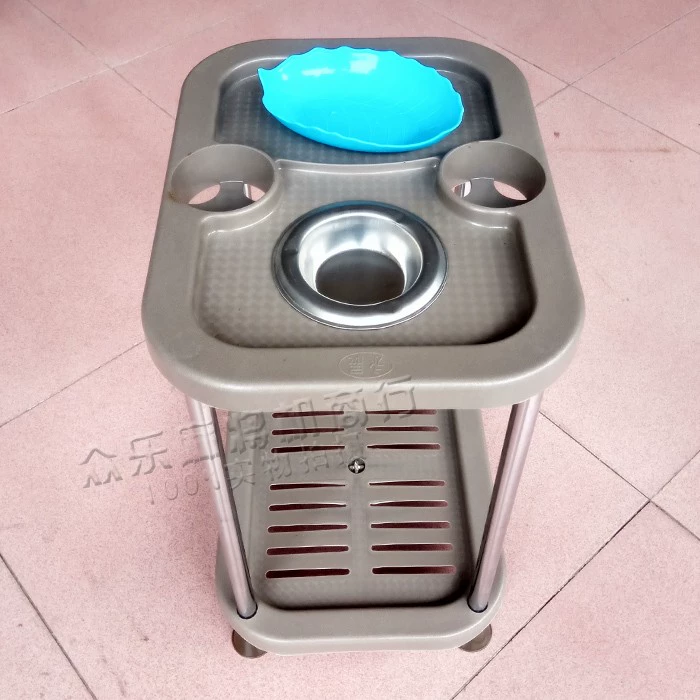Máy chơi mạt chược, bàn trà, phòng cờ, giá trà nhựa, gạt tàn, phụ kiện máy mạt chược, bình trà nhỏ cạnh bàn mạt chược. - Các lớp học Mạt chược / Cờ vua / giáo dục