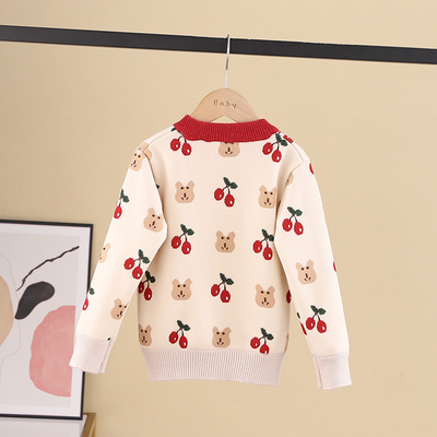儿童加绒加厚秋冬毛衣