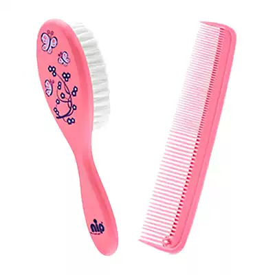 nip baby safety comb brush set(head brush comb set) Massage the scalp to remove the fetus artifact Baby comb
