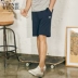 TeenieWeenieMen gấu mùa hè quần short nam giản dị Quần Hàn Quốc đơn giản lỏng năm quần - Quần làm việc
