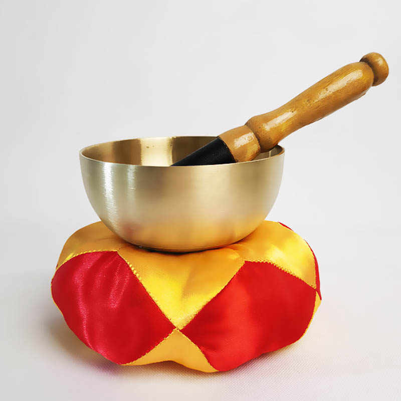 銅造磬 Amazon.com: LL-12801155 FENGSHUI 铜磬音钵纯黄铜道家用品磬碗