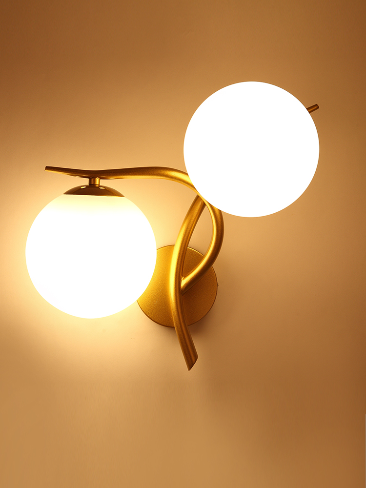 Nordic Modern Simple Warm Room Bedroom Bedside Lamp LED Wall Lamp Staircase Balcony Living Room Background Wall Lamp