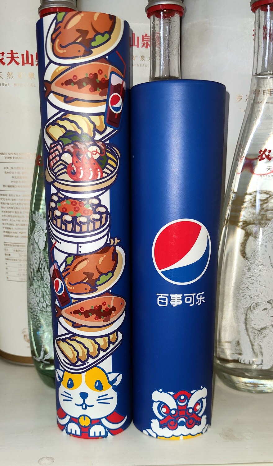 PepsiCo Mouse Year Remembrance Edition Pop Can Bucket PepsiCo Zodiac Zodiac Paper Cylinder Without Rat Remembrance Jars
